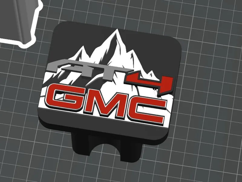GMC AT4 Trailer Hitch Cover