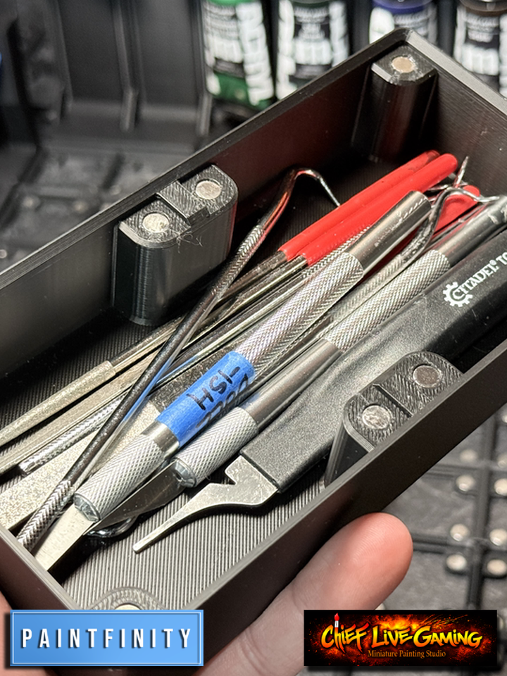 Miniatura 2 do modelo 3D Storage Bin and Riser for Gridfinity Paintfinity