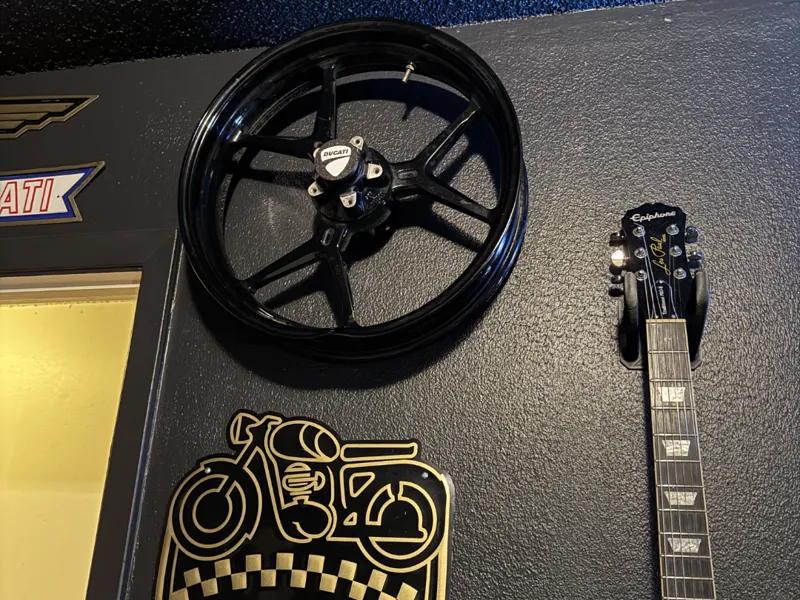 Motorcycle Wheel Wall Mount 