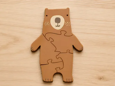 Bear Puzzle for Kids