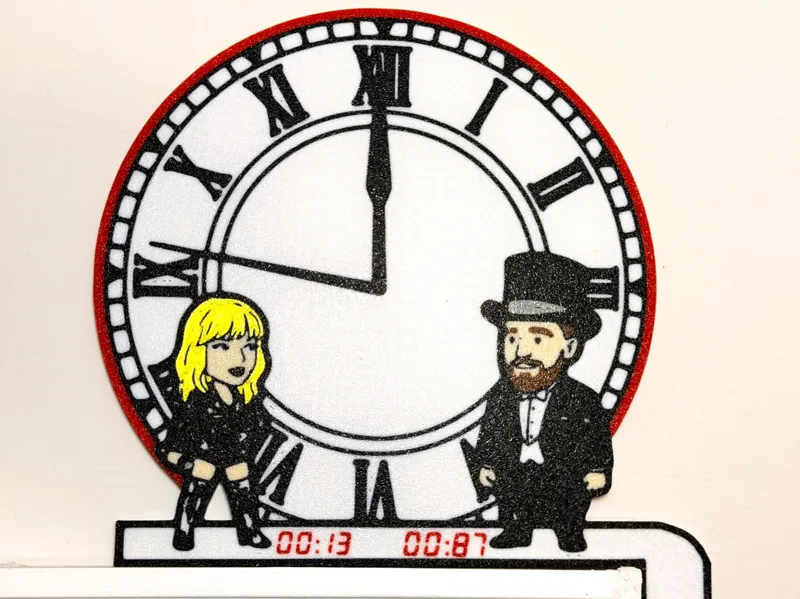 Taylor Swift & Travis Kelce-Inspired Door Corner