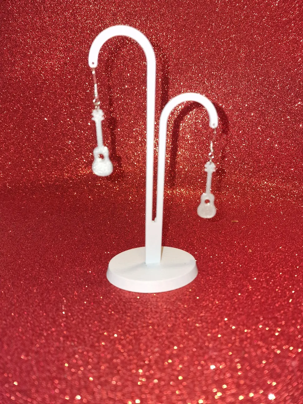 Guitar earrings view 3