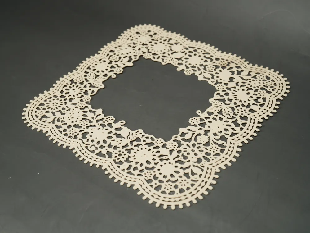 Layering Mat Elegant Floral Lace Mat | Decorative Placemat - Free 3D Print Model ...