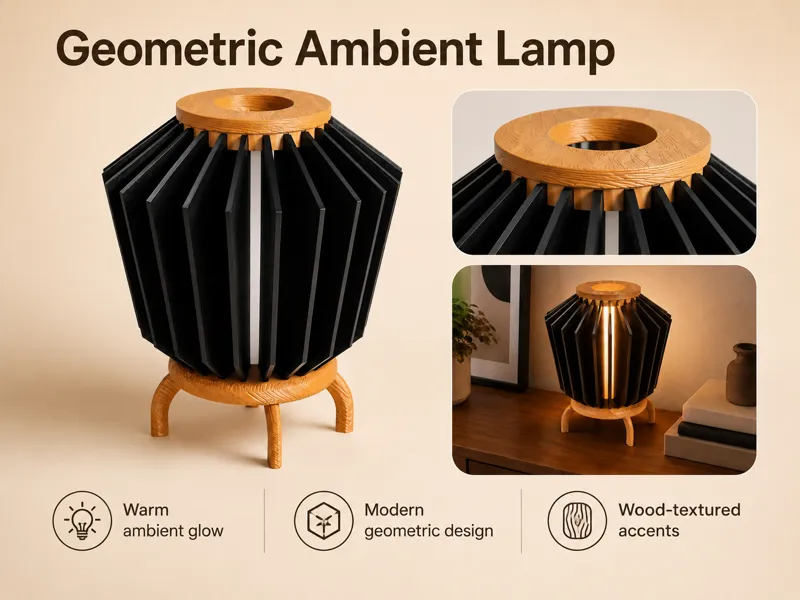 Parametric Mood Lamp – with Bambu Lab Lamp Kit 001