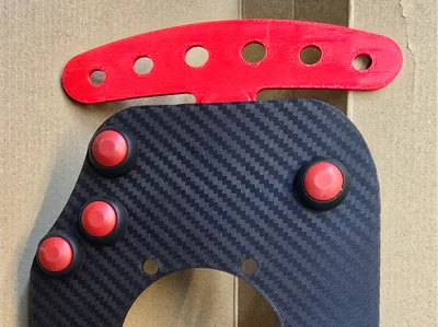 Button plate Sim racing Real car with paddle