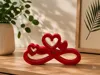 Intertwined Hearts Infinity Sculpture