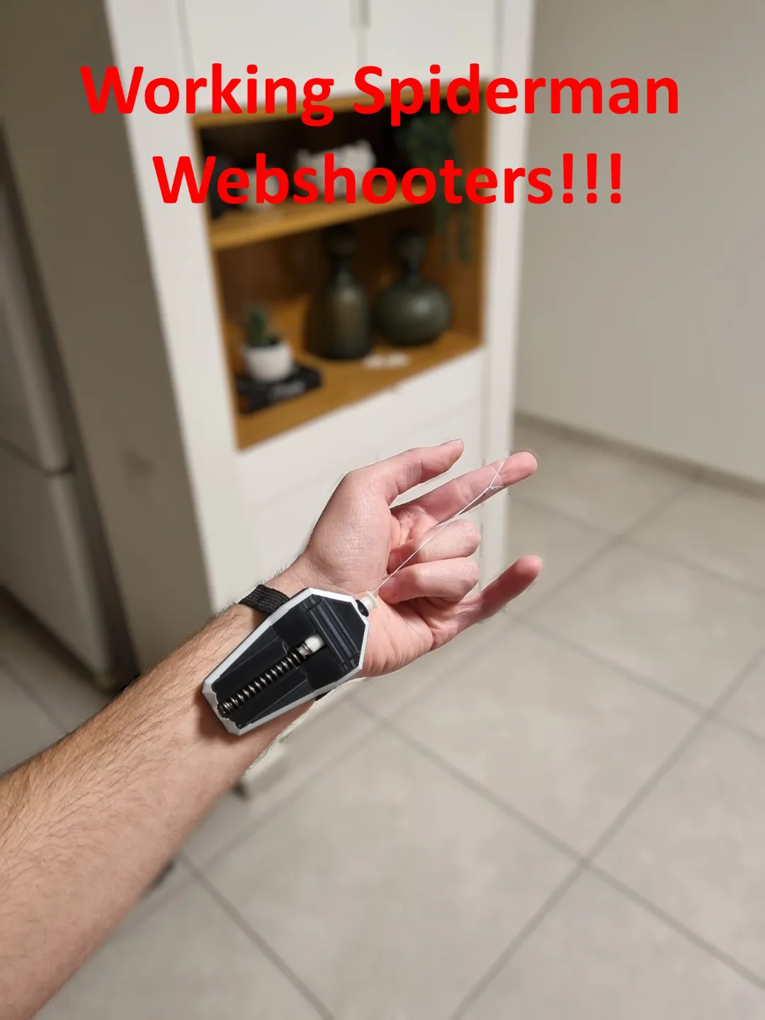 Working SpiderMan Webshooters view 2