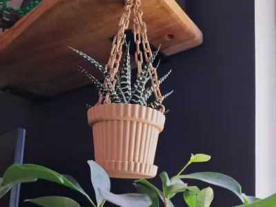Hanging Pot with Chains