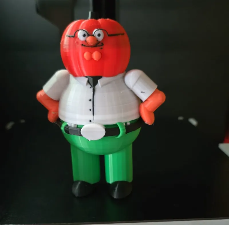 Peter Griffin mit Kürbiskopf