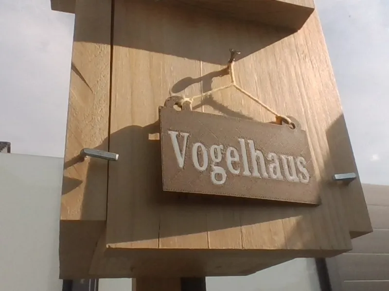 Vogelhausschild