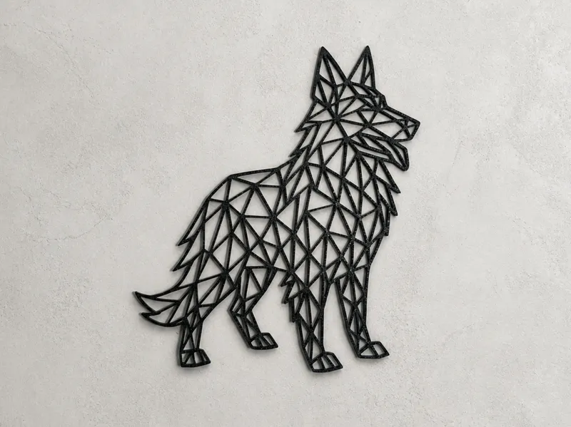 Long-Haired Shepherd Wall Art