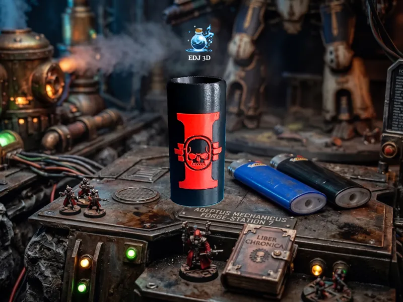 The Malleus Rosette - Grimdark Bic Lighter Case