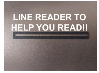 Line Reader for Books