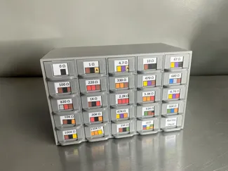5×5 Resistor Storage Box