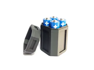 Compact AA Battery Container – Perfect for Travel