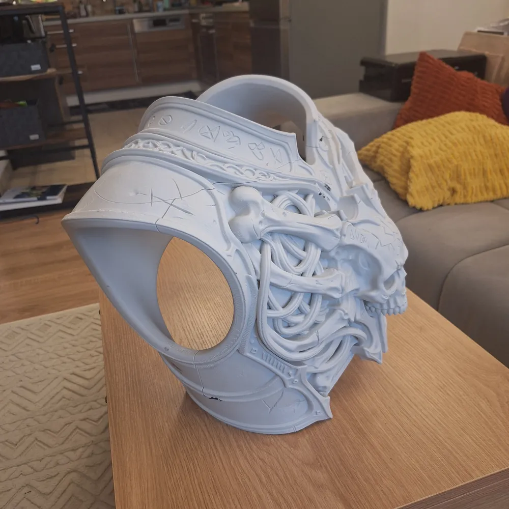 Necromancer armor chest and back [Wearable] - Free 3D Print Model ...