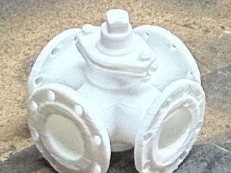 4-way Plug Valve HO-scale