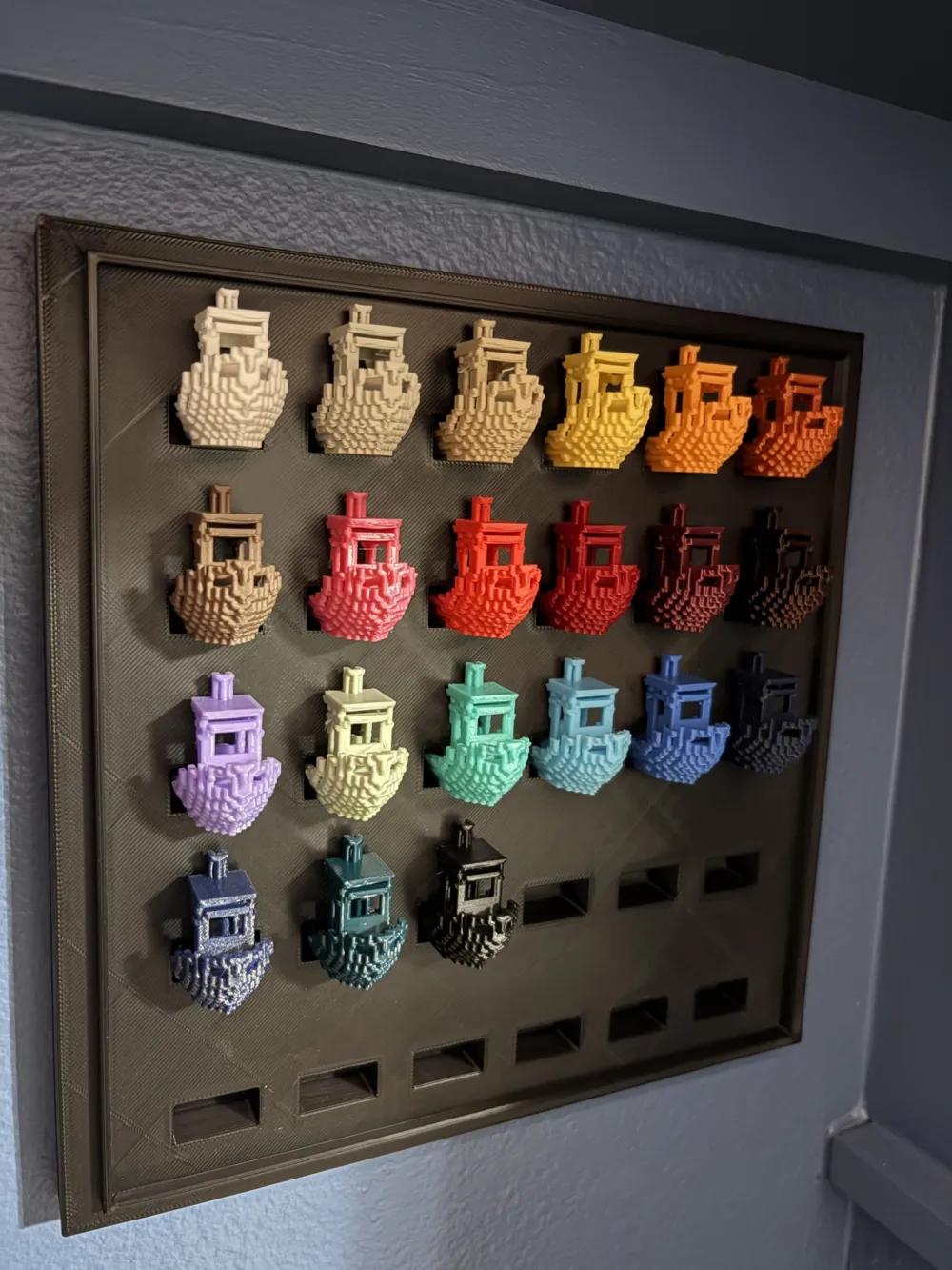 Benchy Shelf - Free 3D Print Model - MakerWorld