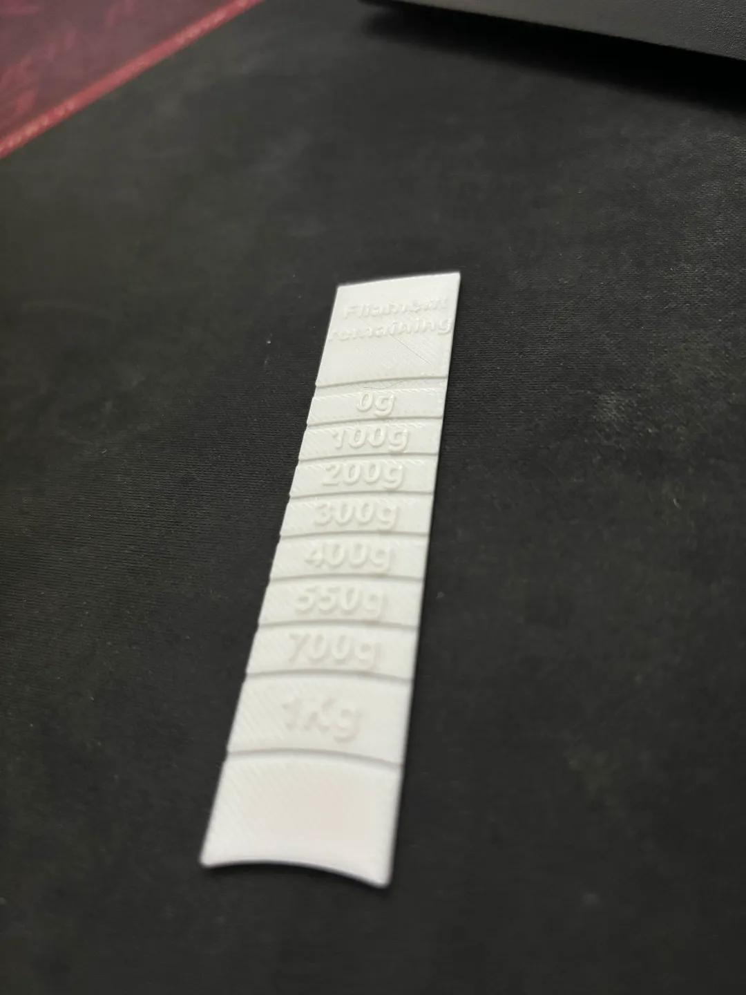 Measurement for 1.75mm filaments, 10min print view 3