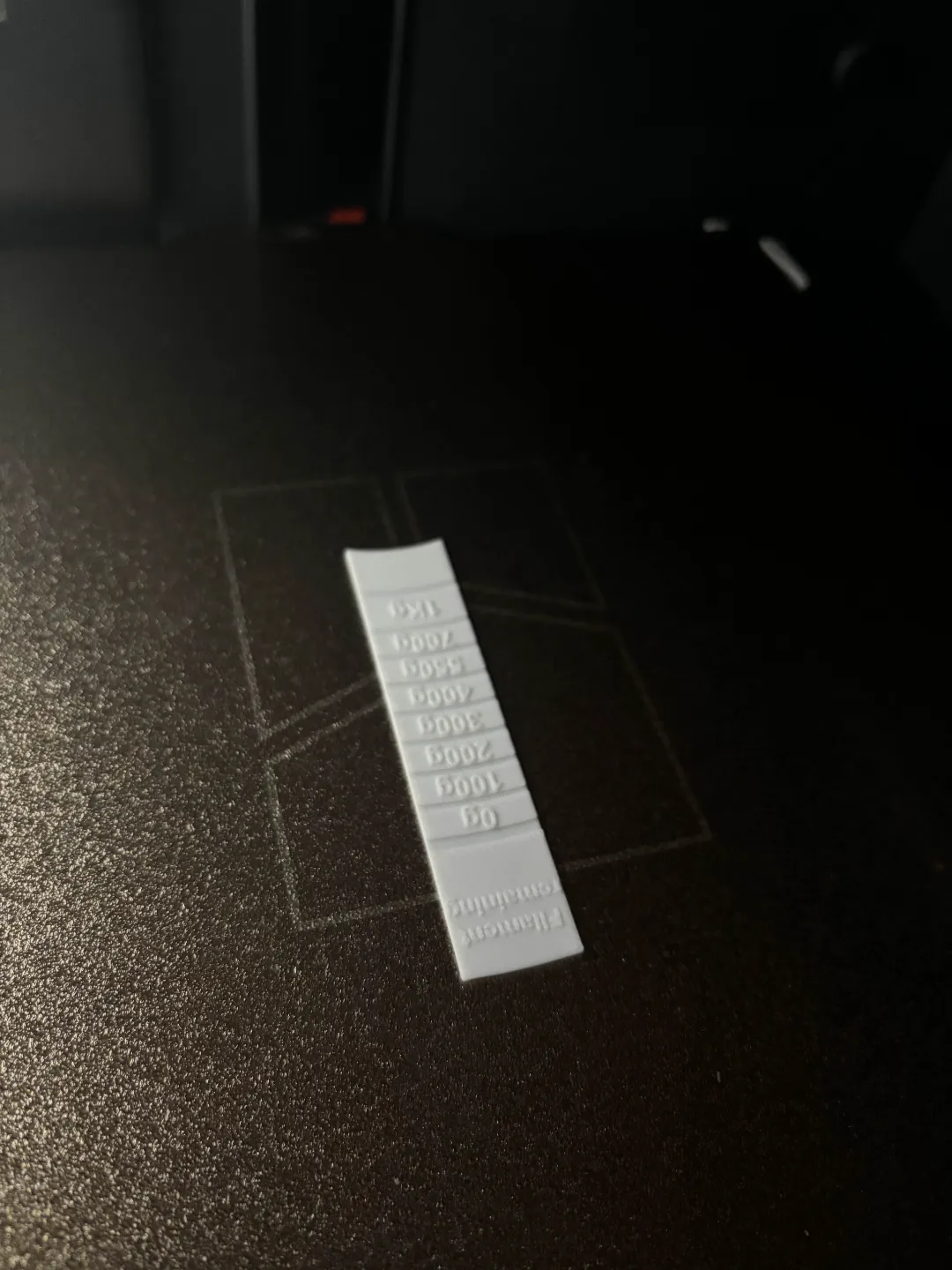 Measurement for 1.75mm filaments, 10min print view 4