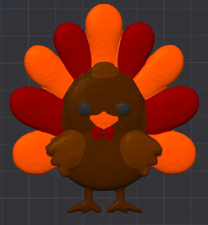 Thanksgiving Turkey Magnet