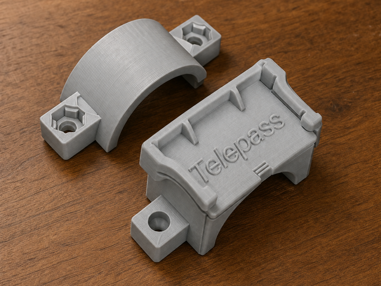 Gancio Telepass europeo per moto da 22 e 28 mm