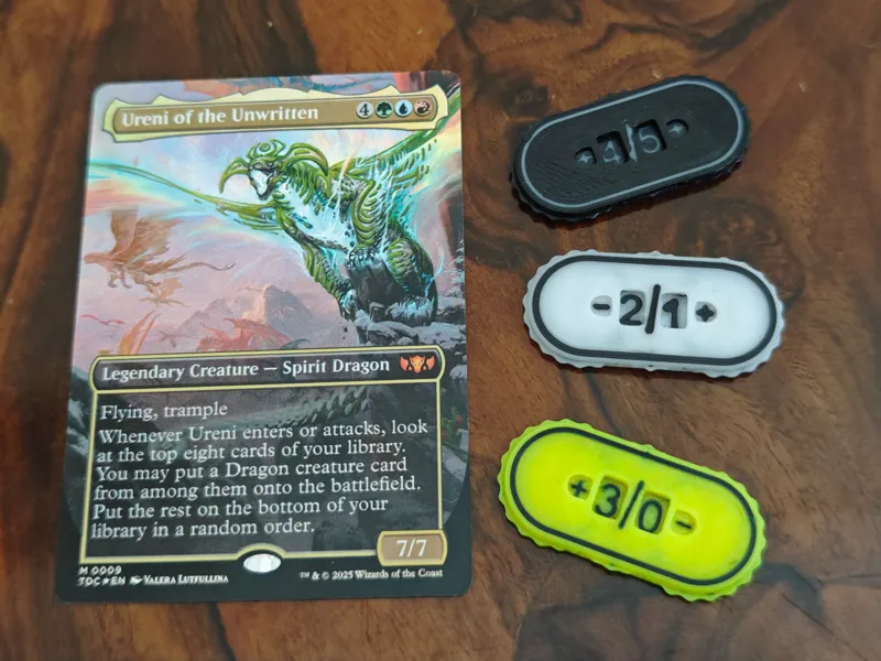 MTG counter from 0/0 to 6/6