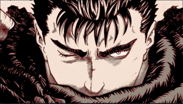 Berserk Guts Litophane Hueforge
