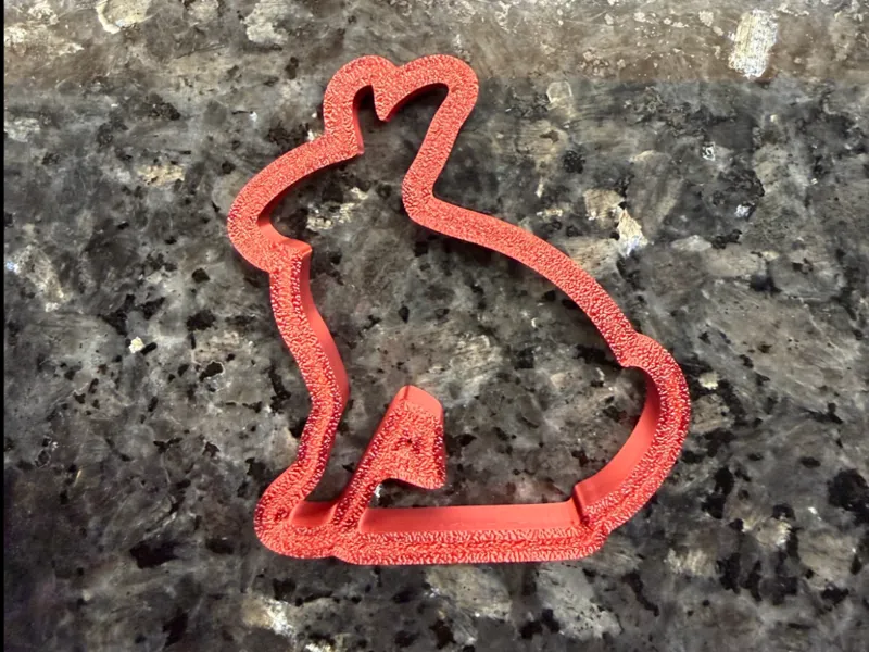 Rabbit Oil Slick Cookie Cutter from Small Prophets