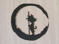 Décoration murale Son Goku style Enso — photo 2