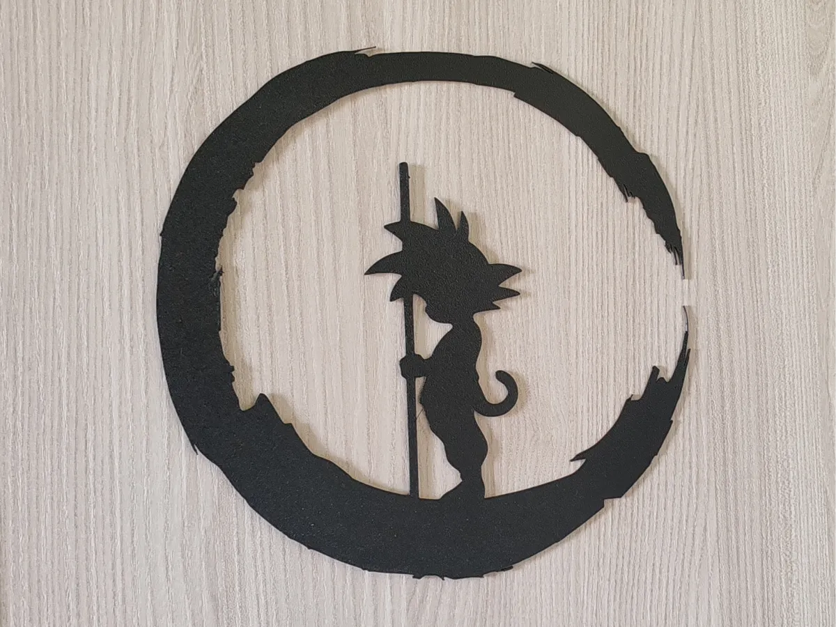 Décoration murale Son Goku style Enso