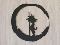 Décoration murale Son Goku style Enso — photo 1