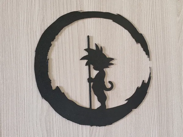 Décoration murale Son Goku style Enso