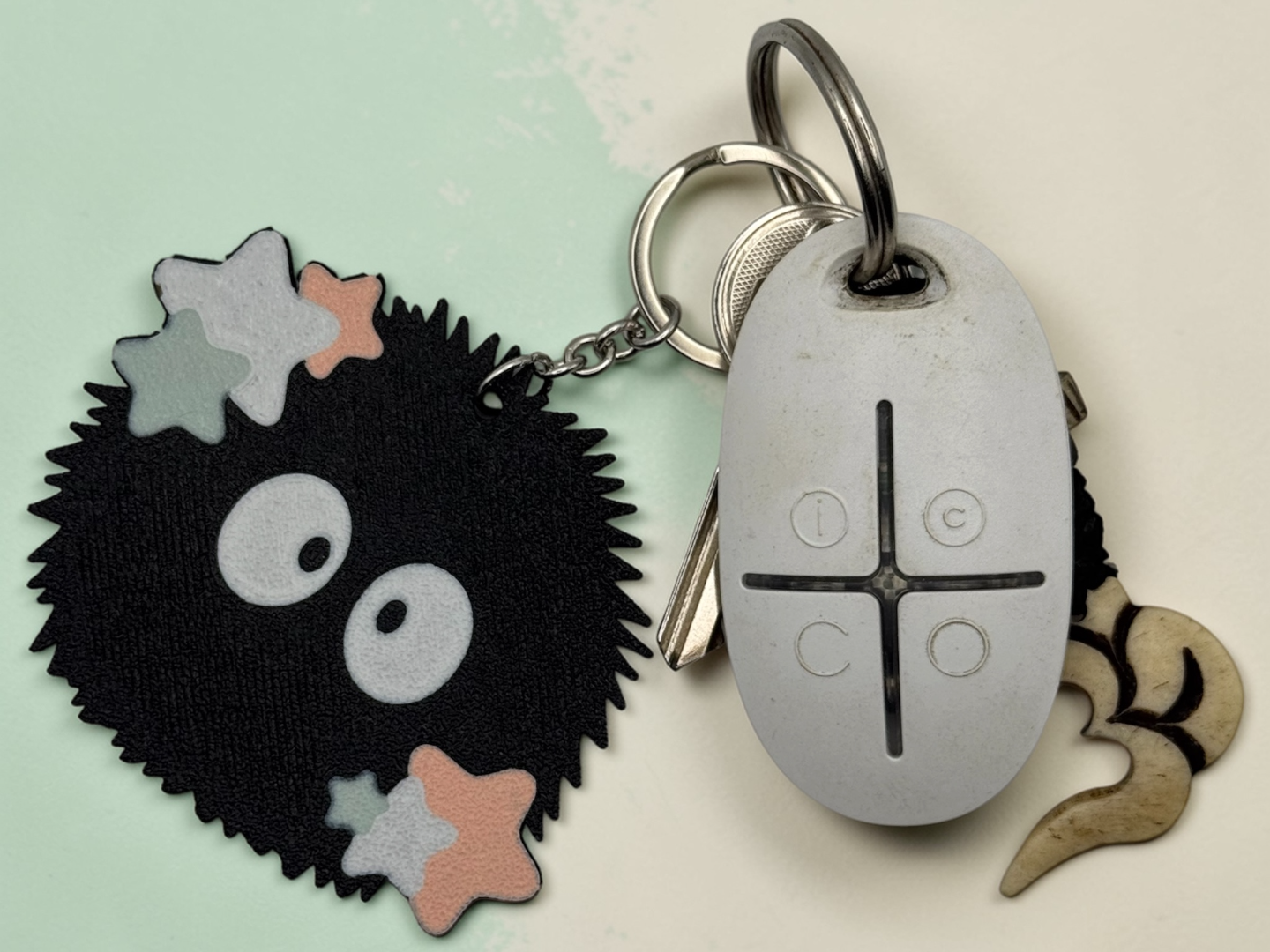 Soot Sprite Keychain (Susuwatari) | Easy & Fast