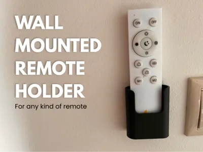 Universal Wall Mounted Remote Holder