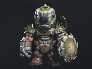 Doom Slayer Toy
