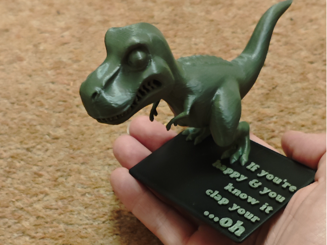T-rex can't clap funny meme