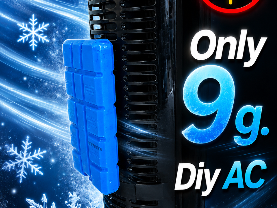 9g DIY AC – Ultimate Ice Block Fan Mount (37min.)