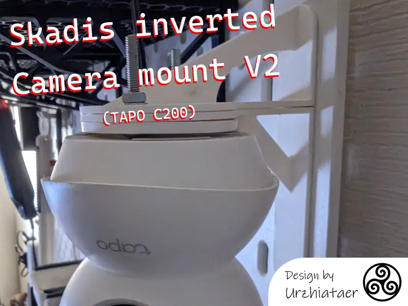 Skadis inverted  Camera mount V2 (TAPO C200)