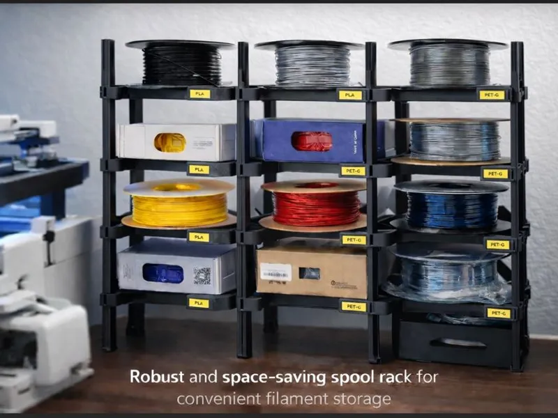 Scaffale portabobine, modular spool rack Organizer