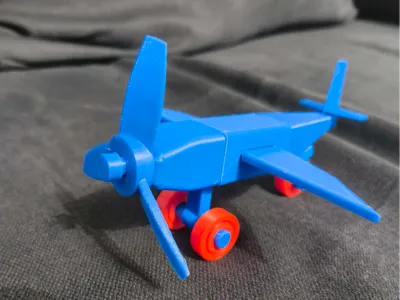 Stylised Stuka model airplane