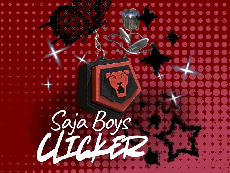 Saja Boys - Kpop Demon Hunters Clicker Keychain