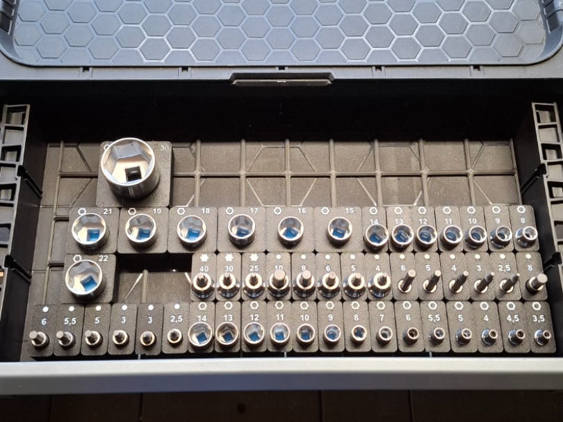 Steckschlüssel Gridfinity Universal Organizer