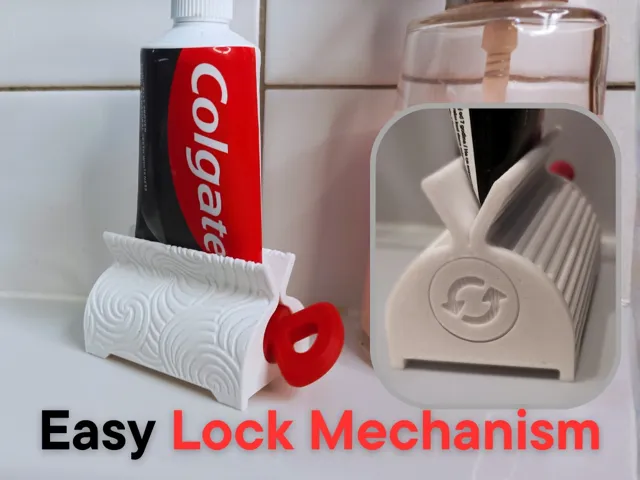 Enhanced Toothpaste Squeezer – Locking Mechanism