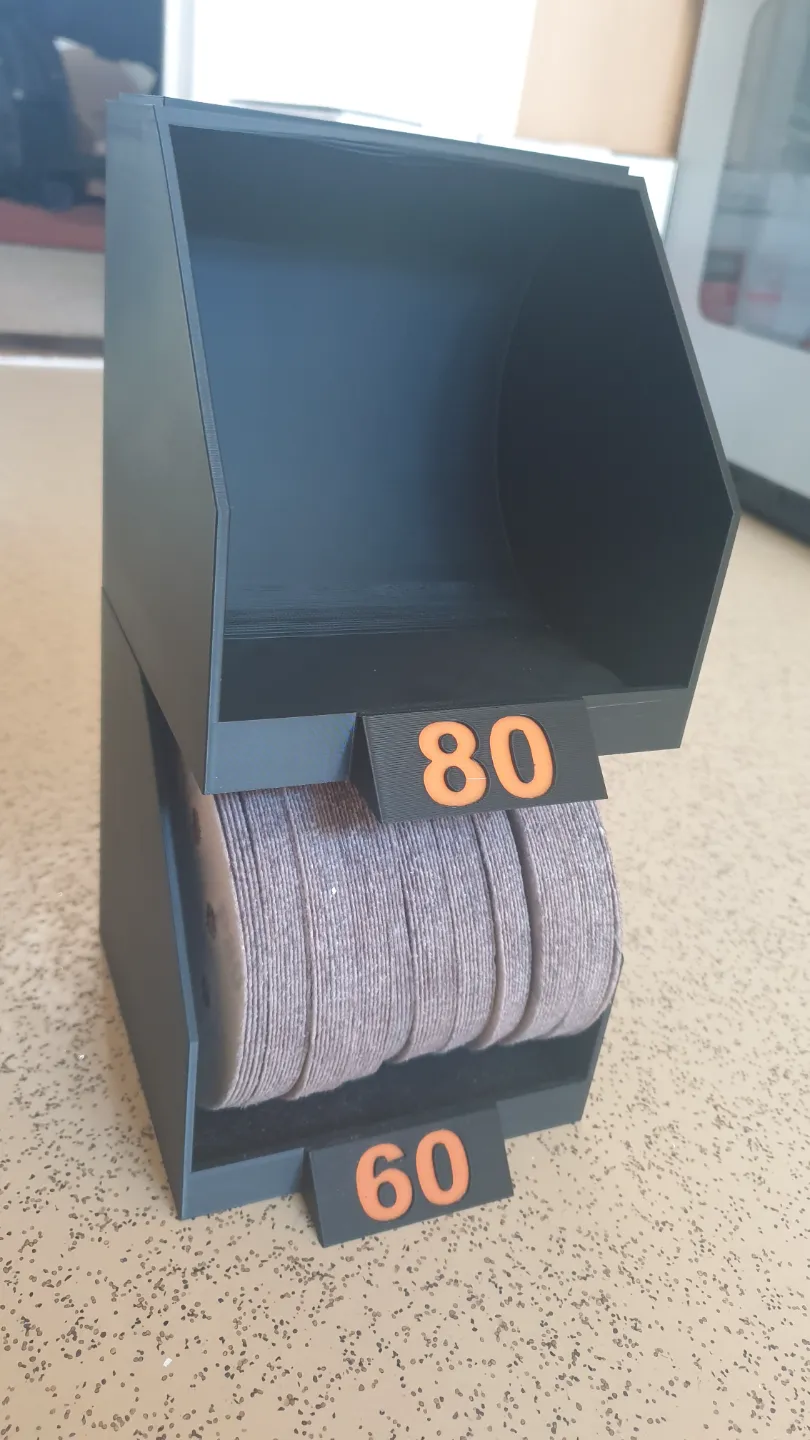 Stackable Orbital Sandpaper Holders by Creative Conflicts UK MakerWorld