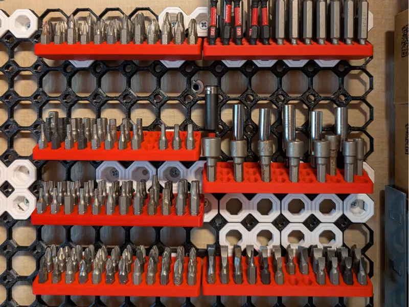 Multiboard 36x hex bit organizer / holder