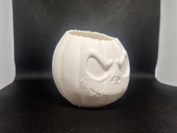 Adorno temático: Spooky Pumpkin Skull Bowl – Halloween Decor — vista de referencia 3