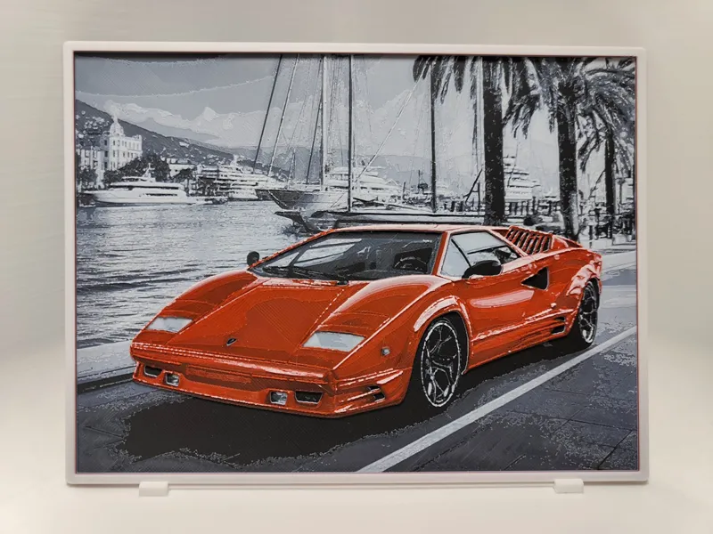 Lamborghini Countach - Hueforge