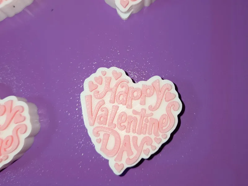 Happy Valentines day strawtopper
