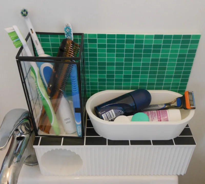 Miniature Bathroom - Organizer - Bath Bomb storage